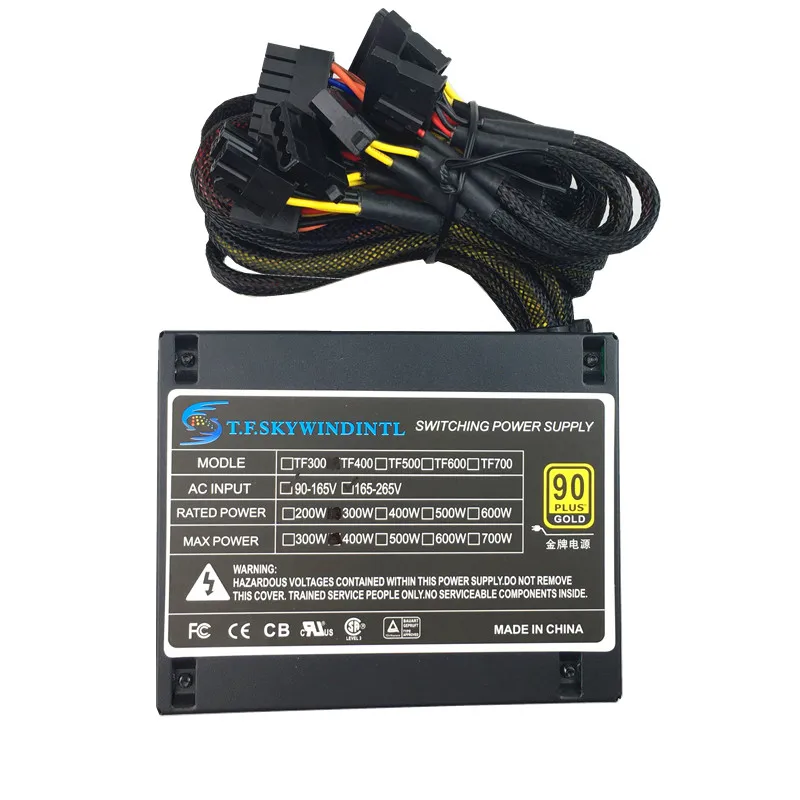 Блок питания для ПК 400 Вт компьютера ATX PSU максимальный блок внешний источник 20 + 4