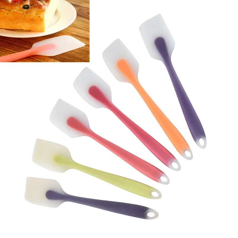 1 Piece food grade Non Stick butter cooking silicone spatula cookie pastry scraper cake baking spatulas Dessert Tool | Дом и сад