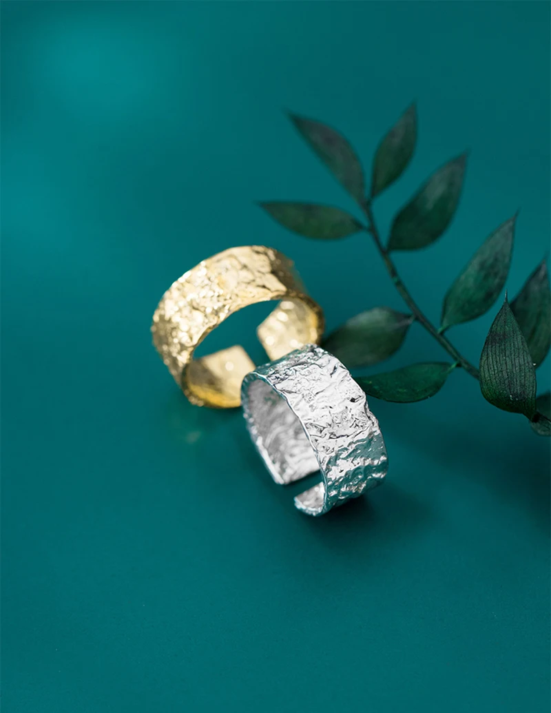 925 серебряных колец кованые кольца богемные ювелирные изделия винтажное женское кольцо минимализм Anelli Aneis золотые кольца для женщин Anillos