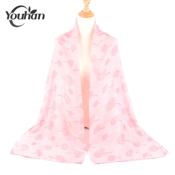 

YOUHAN 2018 Fashion Women Scarf Life Tree Printed Viscose Scarf Spring Summer Lady Scraf Shawl Wrap Soft Lightweight 6 Colors