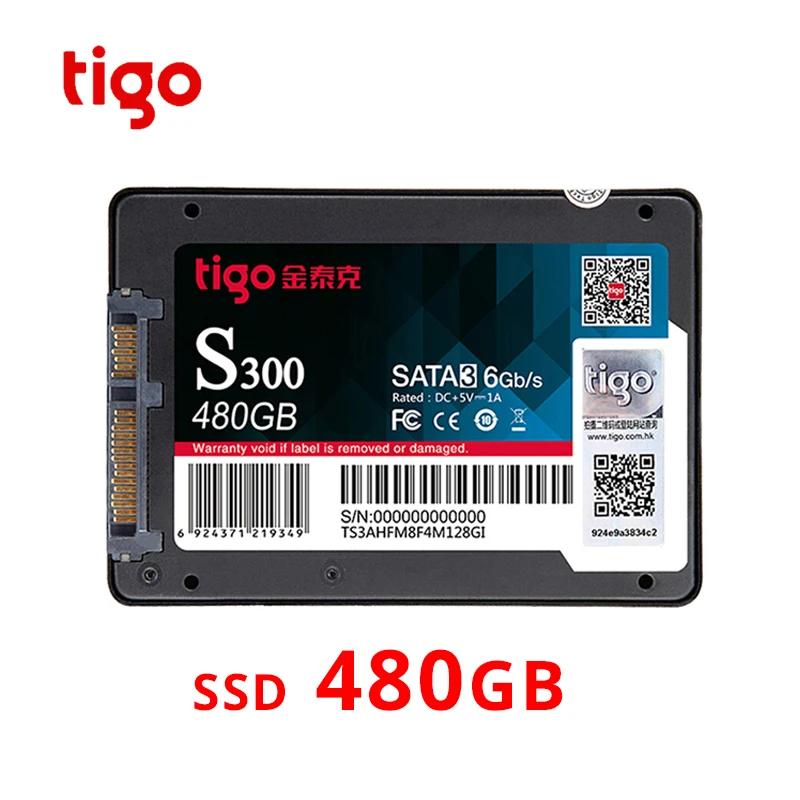 Tigo SSD 480 GB HDD 2 5 дюйма SATA3 Внутренний твердотельный накопитель для настольных ПК