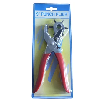 

DHL 50pcs Leather Belt Hole Punch Plier Eyelet Puncher Revolve Sewing Machine Bag Setter Tool Watchband Strap leathercraft