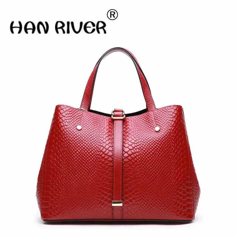 

HANRIVER 2018 Spring and summer hot style new product fashion contracted head layer of leather hand bill of lading shoulder bag