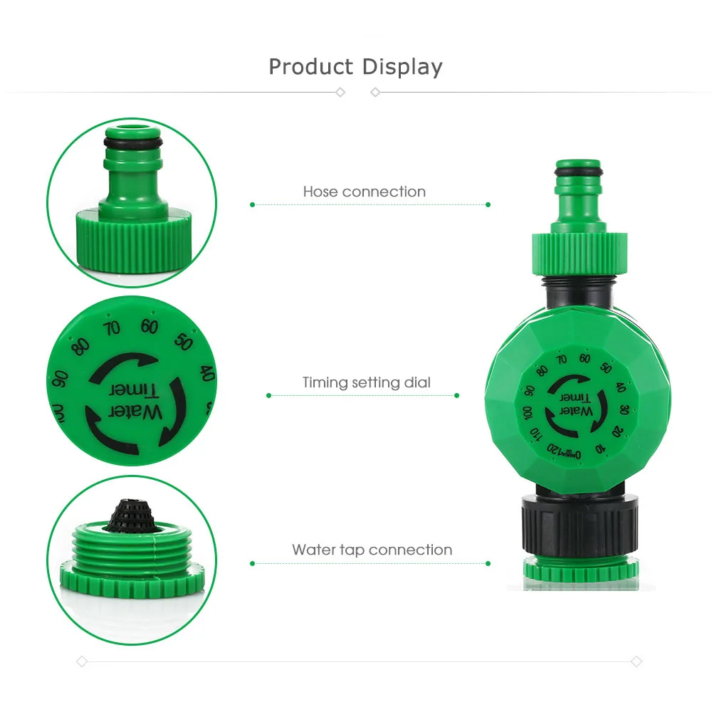 5шт-УПАКОВКА 14x8 см 2 часа автоматический таймер воды для шлангов механический контроллер для разбрызгивателей для орошения садового завода