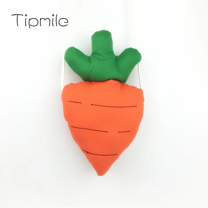 Enfants Orange Carotte Messenger Sac Mignon Fruits Enfants Porte Monnaie Coton Mode Bebe Garcons Et Filles Decoration Cadeau Sac Aliexpress