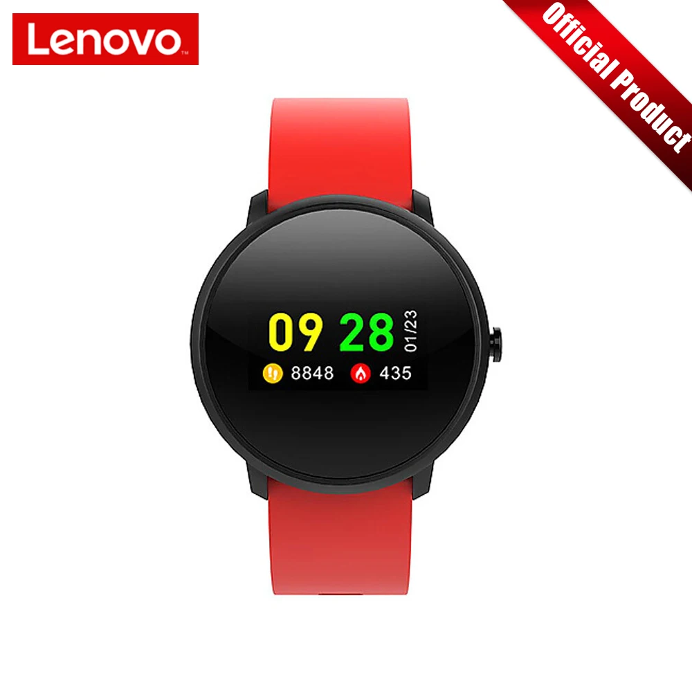 Lenovo Smart Watch HW10 Sports Watch Bracelet IP68 Waterproof 0.96 Inch LCD Color Screen Heart Rate Detector Fitness Tracker