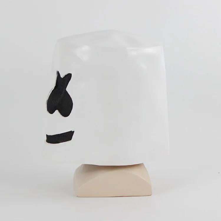 Электрические сланцы marshmallow DJ головные уборы marshmello Хэллоуин косплей хлопок конфеты маска живой Забавный Выпускной реквизит