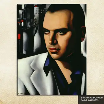 

Tamara de Lempicka Portrait Classical oil Painting Drawing art Spray Unframed Canvas wire straw children action brass04108739