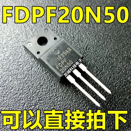 FDPF20N50 20N50 FET MOSFET 20A | Электронные компоненты и принадлежности