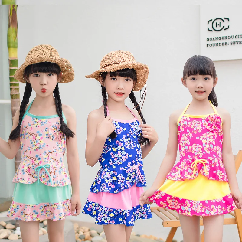 

Children swimwear Girls swimsuit Children Swimsuit Kids Girl Swimwear Bathing Swimwear Beach Tankinis Bikini Sets Biquini