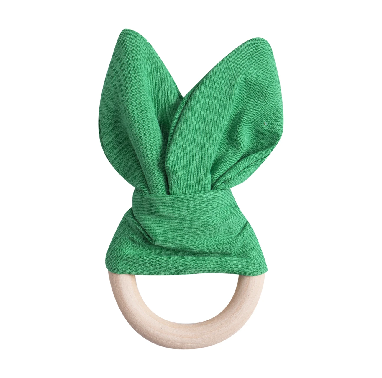 Мультяшные кольца с кроликами, клипсы для грызунок для новорожденных, безопасная, из дерева, натуральный Держатель для пустышки, сенсорные Детские Прорезыватели - Цвет: As Picture