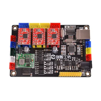 

USB Laser 3 Axis Stepper Motor USB Driver Board Controller v5 DIY laser engraver control board,adjust power, suppo Free Shipping