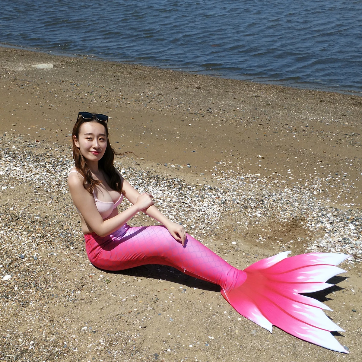 

New Fashion Adults Mermaid Tail with Monofin for swimming Mermaid Cosplay Costume