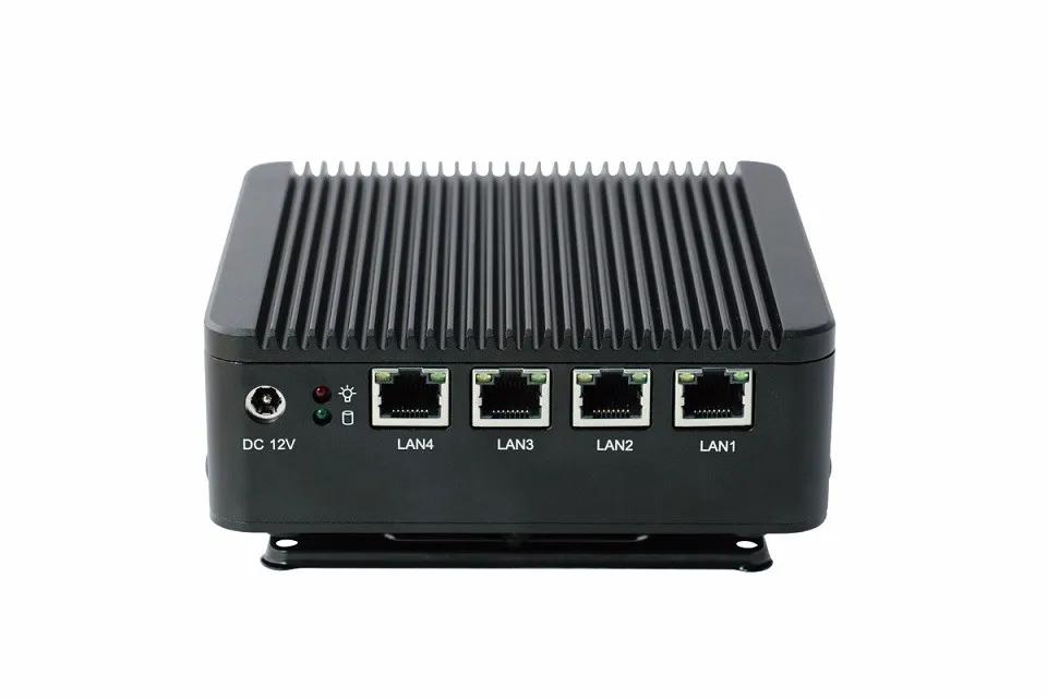 Мини-ПК x86 4 * lan настольных ПК с Celeron J1900 4 ядра 4 * USB VGA межсетевой экран Multi-Функция маршрутизатор