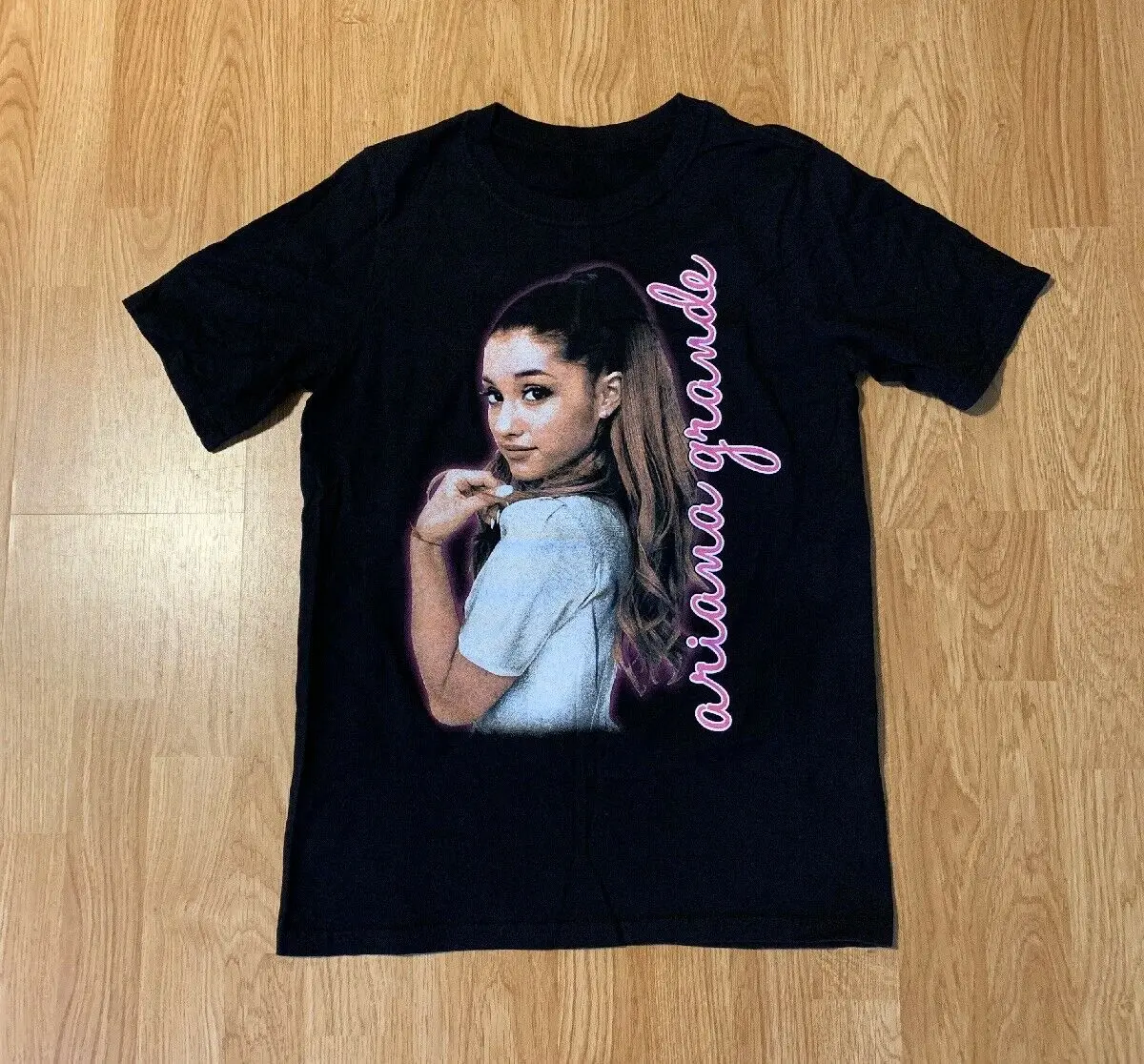 Ariana Grande 2015 Tour T-Shirt Size Men S-3xl New Tops 2018 Print Letters Men'S Short Sleeve T Shirt Cotton |
