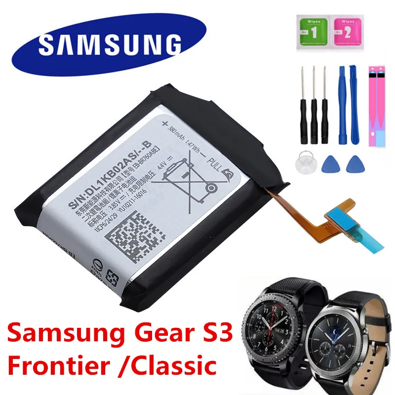 samsung eb br760 аккумулятор EB-BR760ABE для samsung gear S3 Frontier Classic для SM-R760 SM-R770 SM-R765 380 мАч+ Инструменты