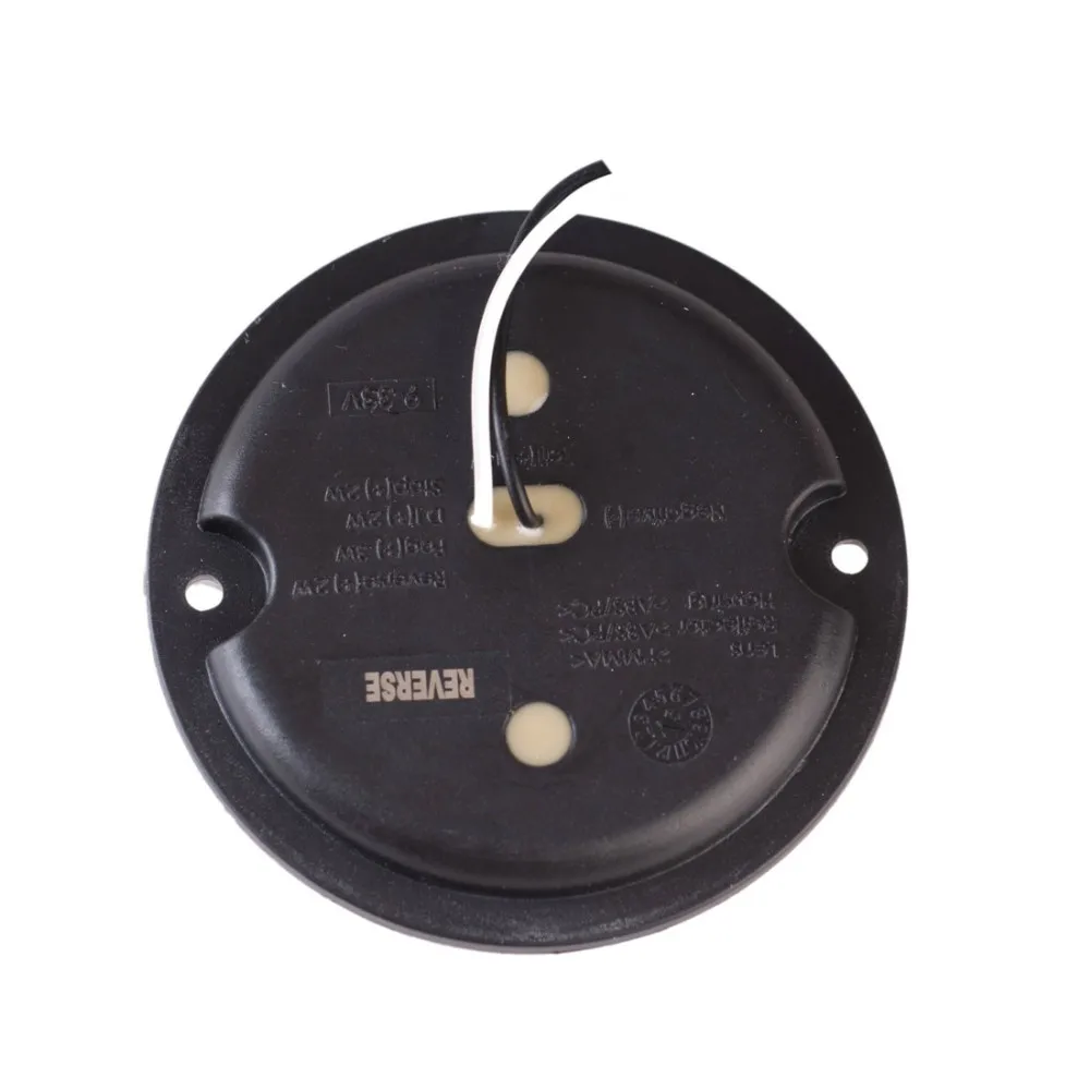 Lâmpada de Reboque Caminhão Redondo Led Luzes Traseiras Automóveis Reverso Traseiro Lâmpada Luz Invertendo Lâmpadas Universal 12v - 24v 95mm 8 Lâmpada de sinal