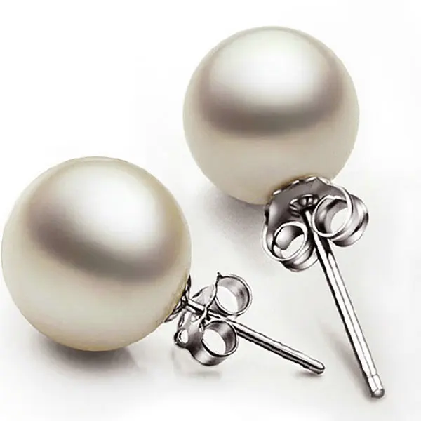 

Free shipping silver color stud earrings high quality luxury romantic pearl woman simple sexy Fashion jewelry wholesale