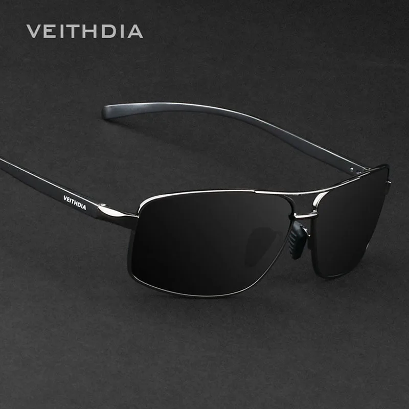 

VEITHDIA Brand New Polarized Men's Sunglasses Aluminum Sun Glasses Eyewear Accessories For Men oculos de sol masculino 2458