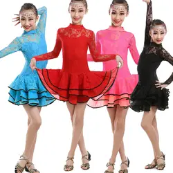 Обувь для девочек Костюмы для бальных танцев Костюмы для латиноамериканских танцев Танцы платье Дети профессионального конкурса Костюмы