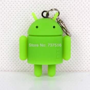 

Lovely New Android Mini Green Robot Figures Toy Doll Mascot Collectible Product Rare Model Toys US Free ship