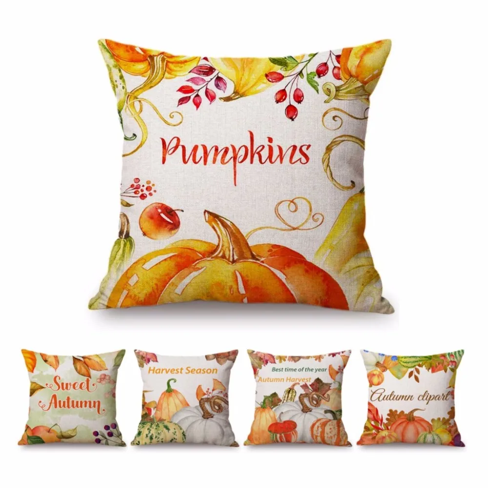 Thanksgiving Fabric Tablecloth Fall Leafs Harvest Festival Fall New Choose Size