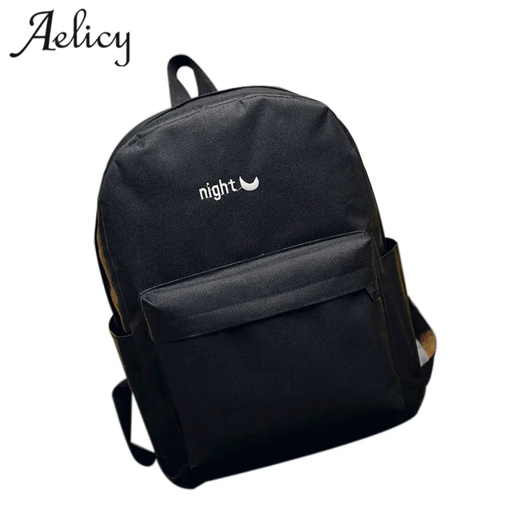 Женский рюкзак Aelicy простой холщовый для студентов кожаный|backpacks for women|canvas backpackcanvas