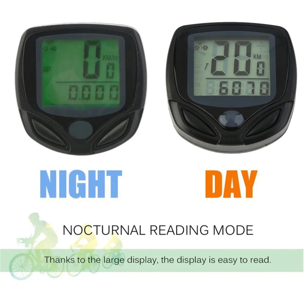 368C LCD Display Waterproof Cycling Wireless Electronic Bike Computer