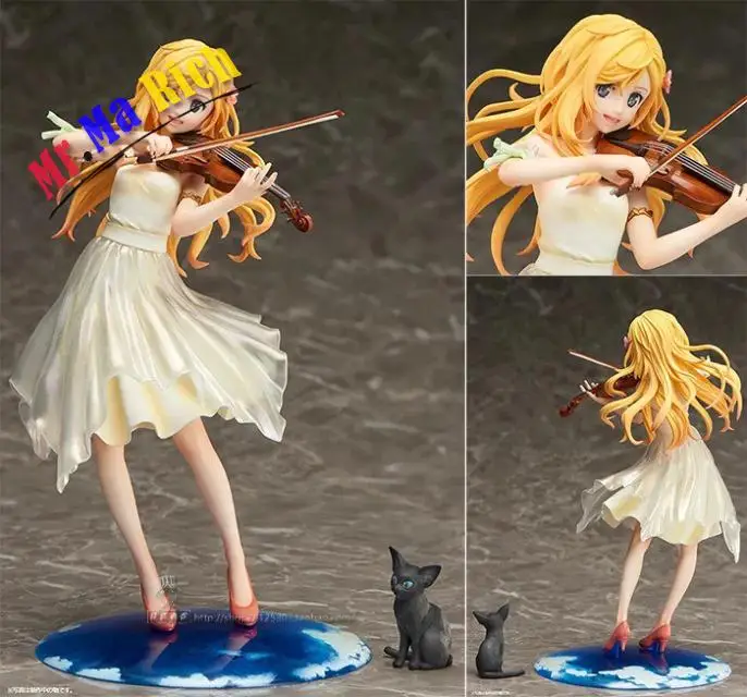 20 см Aniplex Your Lie In April Miyazono Kaori аниме фигурка ПВХ Brinquedos Коллекция игрушек для