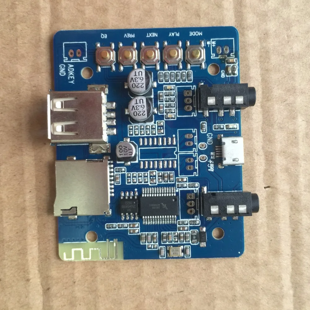 

5V Wireless Bluetooth Audio Receiver Board Module For Automotive Audio With Stereo Amplifier Headphone USB Adapter
