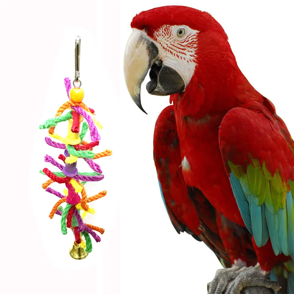 

Pet Bird Parrot Chew Bites Swing Cage Toy For Parakeet Cockatiel Cockatoo Toys Cockatiel Cage Hammock Swing Toy Hanging Toy