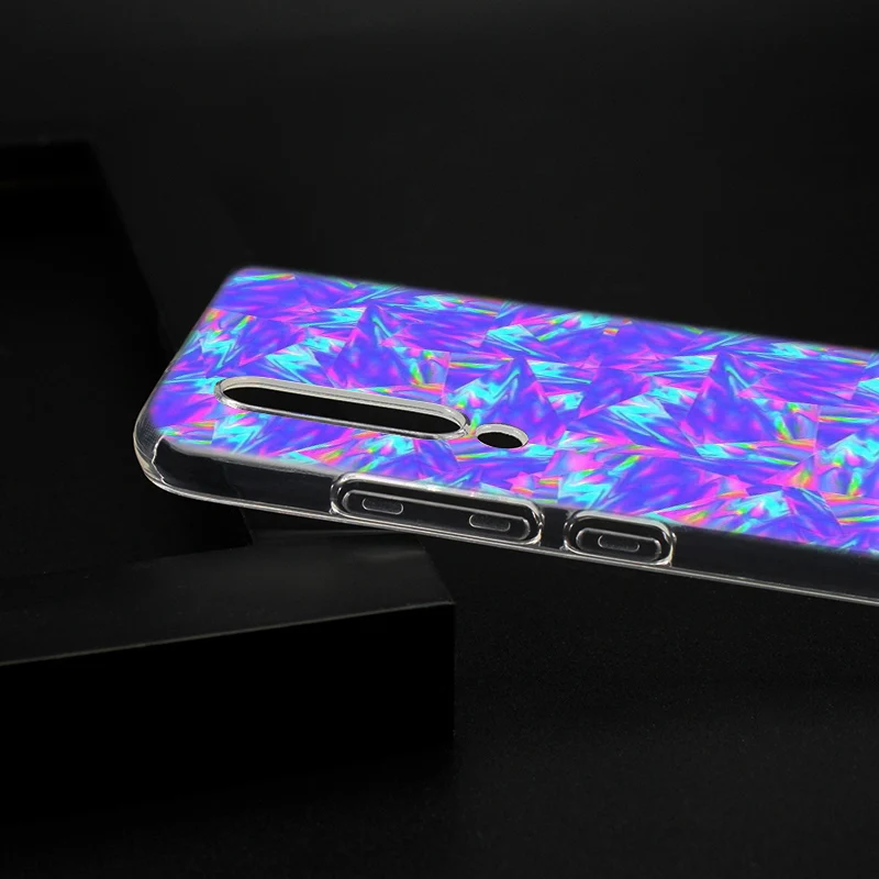 Радужный переливающийся силиконовый чехол для Xiaomi Pocophone F1 Mi 5X A1 6X A2 8 SE Lite Play Mix3 9 9SE