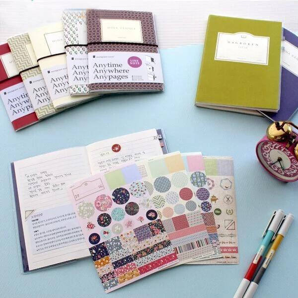 

Wholesale 10Pack/Lot New Floral And Dots Style Various Patterns Kawaii Stickers For DIY Envelope Albums Diary Decoration H0247