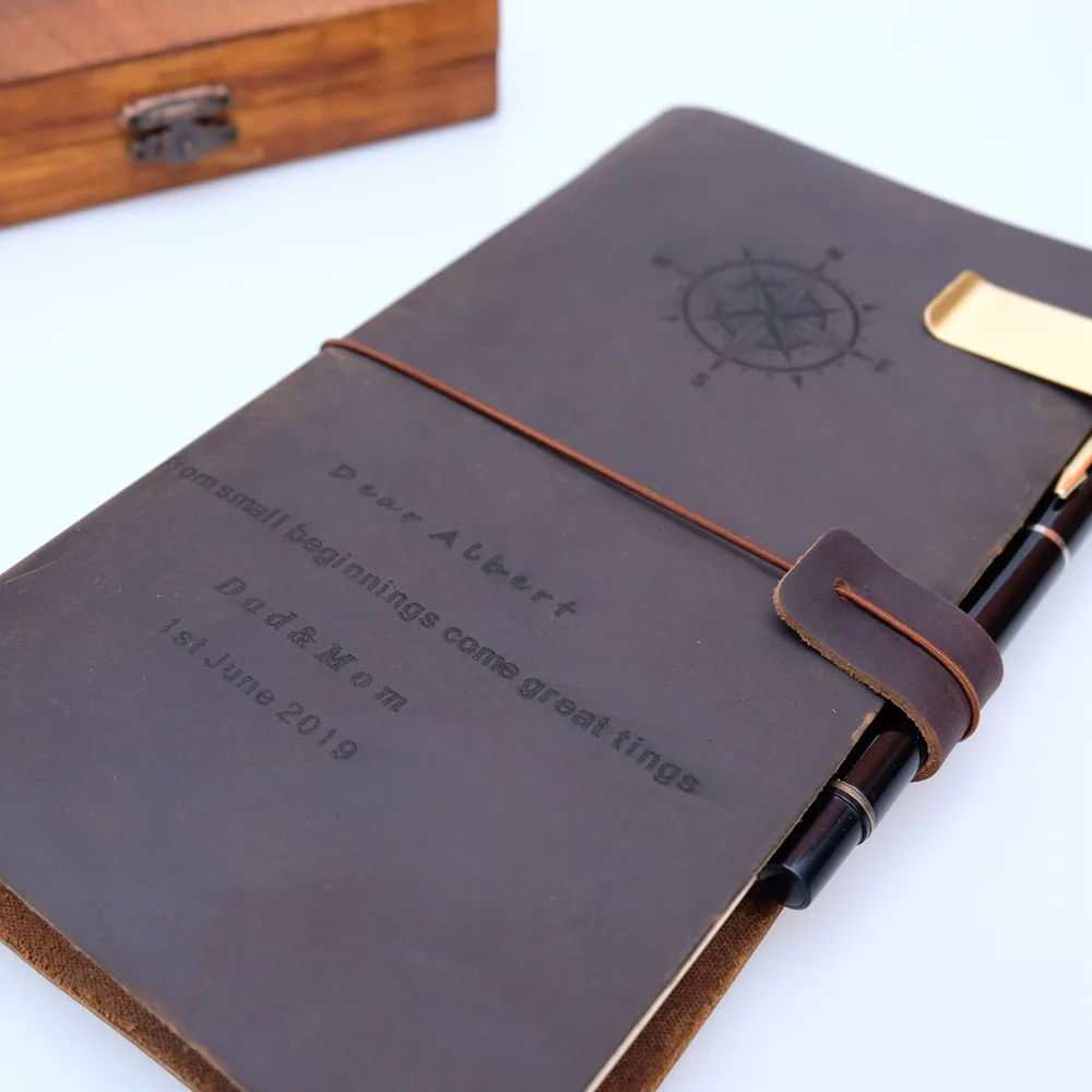 Laser-engrave-customize-print-on-diary-genuine-leather-traveler-s-notebook-travel-journal-handmade-gift-present