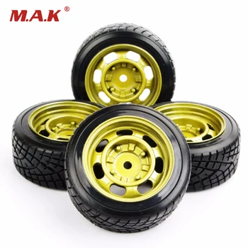 

RC Drift Tires Wheel Rim Model Toys For HSP HPI 1/10 On-Road Car Model Accessory PP0290+PP0147 4pcs/set