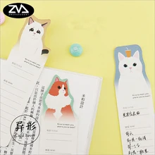 30 шт./кор. kawaii бумага для кошки Закладка корейские милые закладки держатель книги открытка школьные принадлежности papelaria