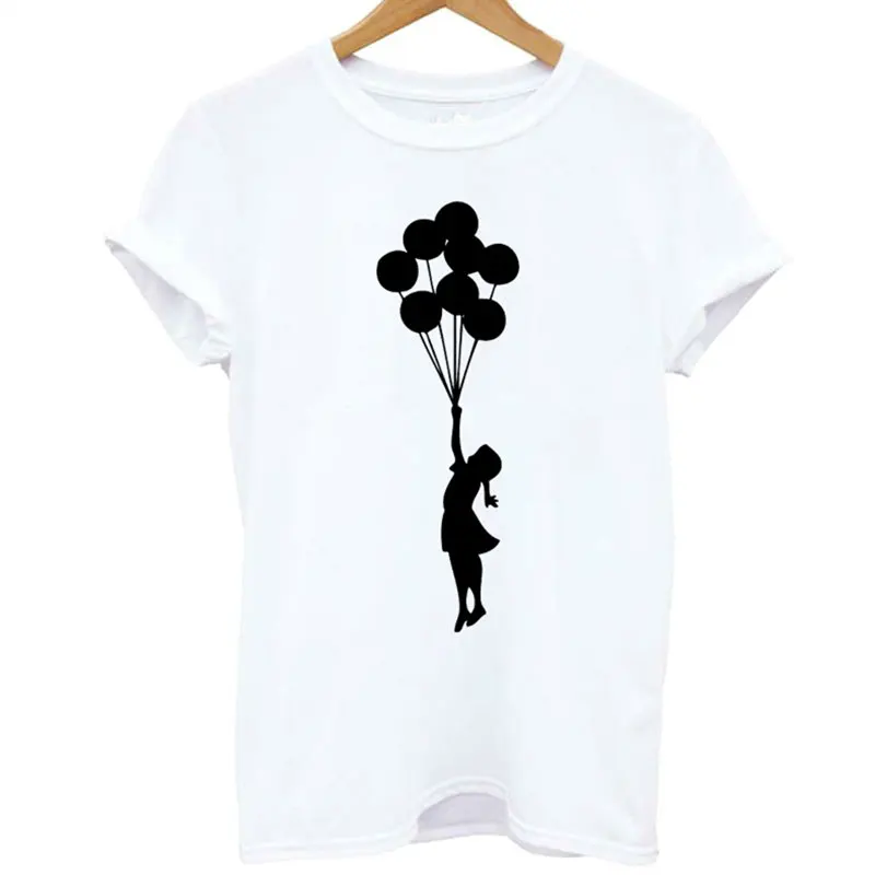 Женская футболка с рисунком кота и бабочки, женская футболка, повседневные Забавные топы с коротким рукавом, футболки, женская одежда - Цвет: 3