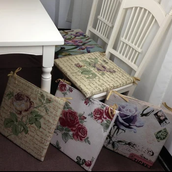 

Winter Sofa Cushion Square Chair Cushion Set Removable And Washable Cushion With Sponge Inside Floral Dinning Seat Cushion