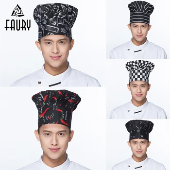 中国シェフ帽子ウェイター帽子シェフキャップシェフアクセサリーレストランウェイター帽子