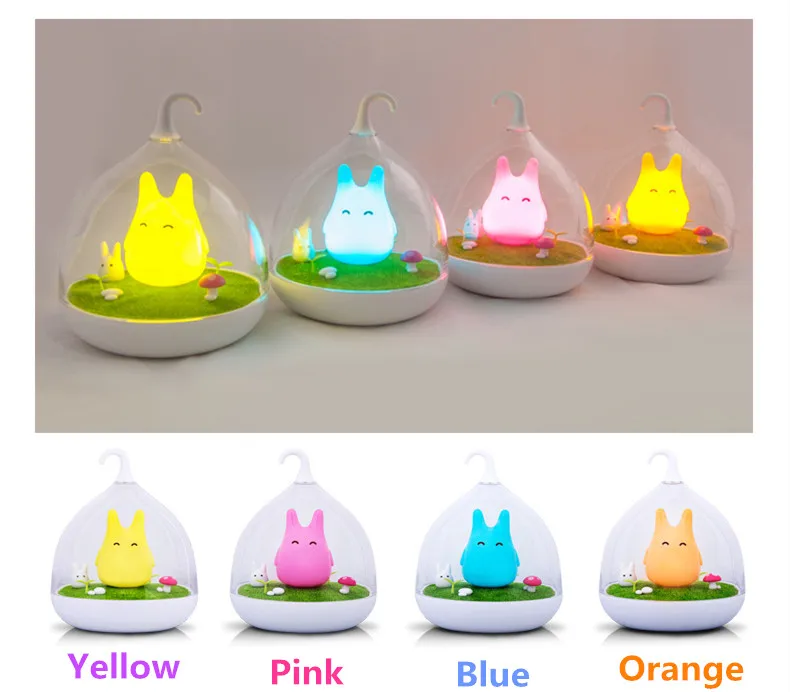 Chiclits Cute Fantasy Genie Microview Night Light Touch dimming LED table lamp Child sleep bedside Lights for Kid Girls Gifts (15)