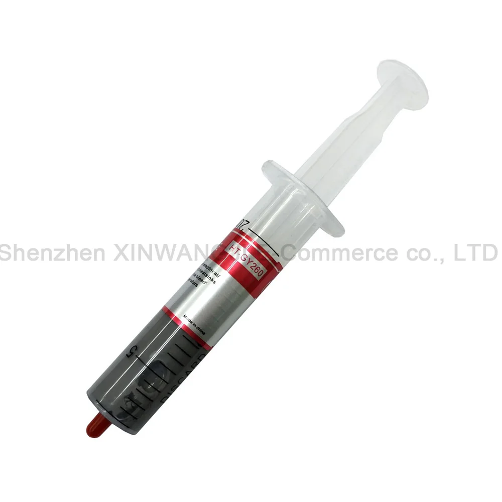 

HT-GY260 Thermal Paste Silicone Grey Paste Computer Cooling Silicone For PC And Laptop CPU Diode Heat Dissipation Silica Gel
