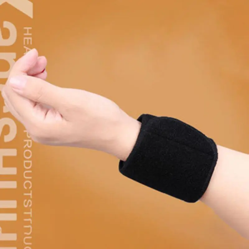 1 пара Регулируемый Self-термический турмалин магнит фитнес-запястье ремни обертывания спортивный браслет теплый запястье браслет для занятий в тренажерном зале