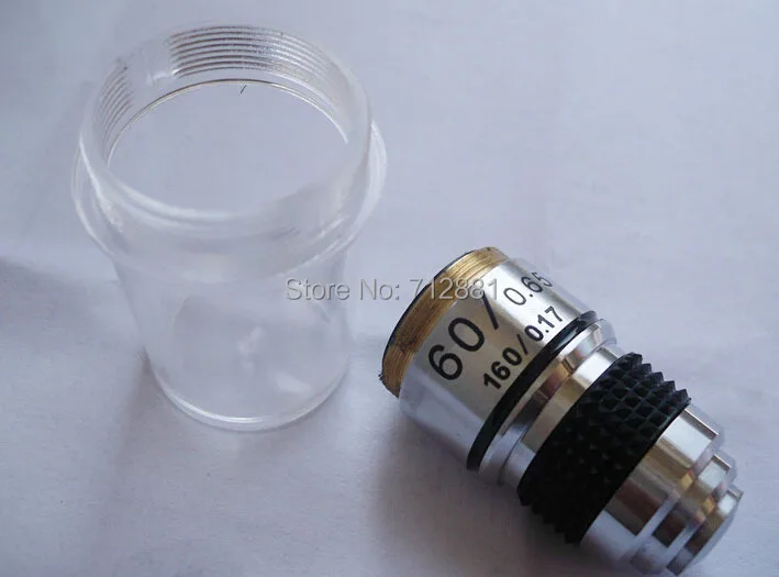New 60X Achromatic Objective Lens times Biological Microscope