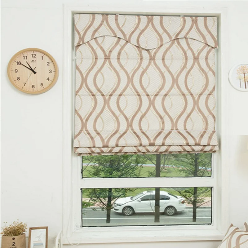 

Luxary Window Blackout linen Roman Blinds Curtain (S) Customize Size RM15