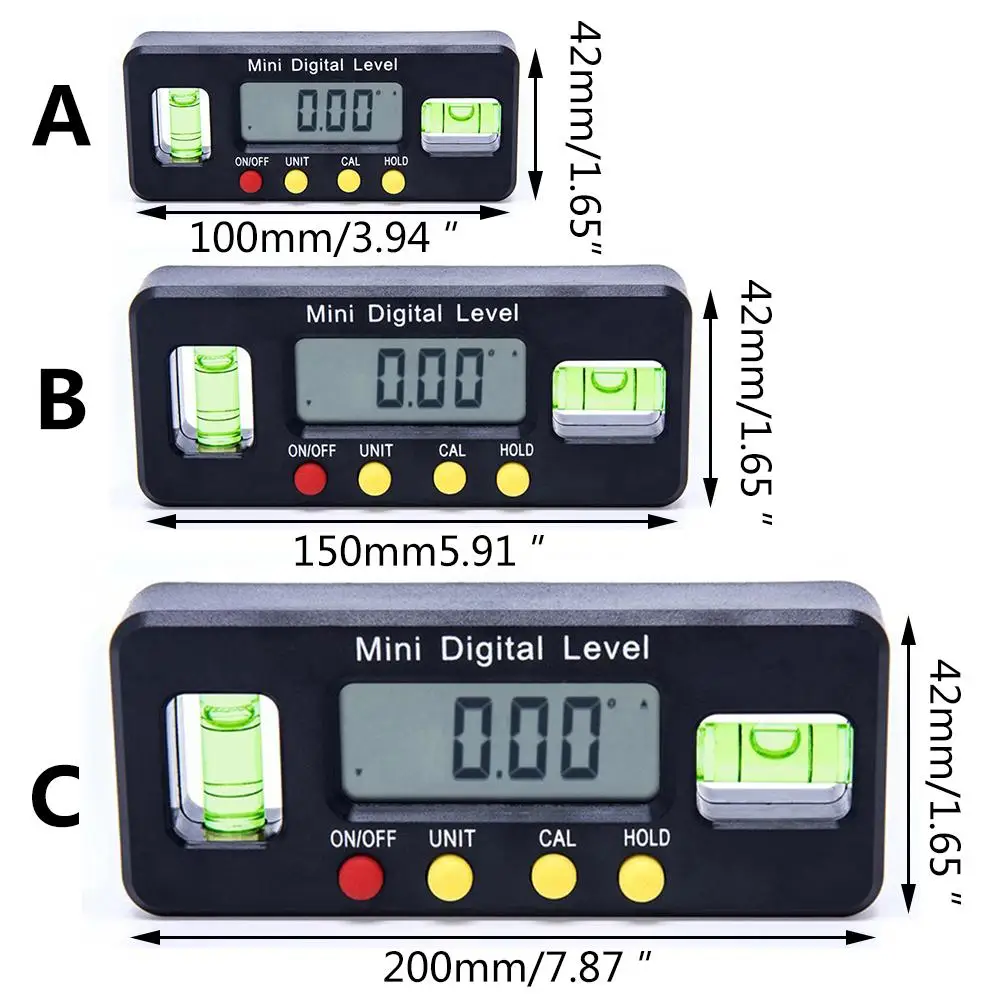 

Magnetic electronic digital level level horizontal angle 100mm 150mm 200mm