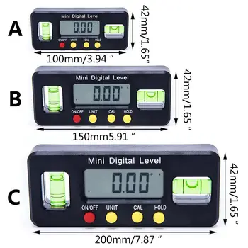 

Magnetic electronic digital level level horizontal angle 100mm 150mm 200mm
