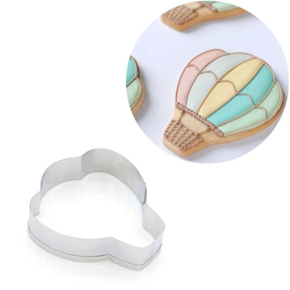 

AMW Cortador De Biscoito Kitchen Supplies Parachute Shaped Stainless Steel Cookie Cutters Bakeware Accessories Mj7084