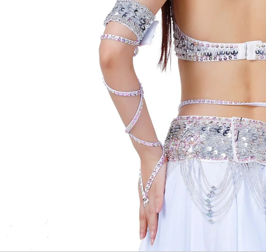 Bling Sequin Cloth Lightweiht танцевальный браслет для живота змеиная нарукавная повязка с эластичным ремешком на руку с цепочкой