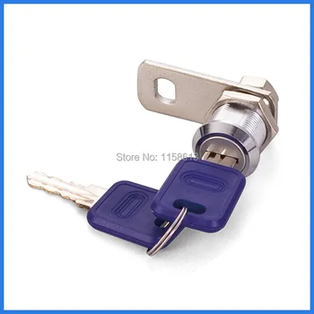 

10 pieces 22mm secure waterproof dustproof keyed differently cylinder cabinet latch cam lock