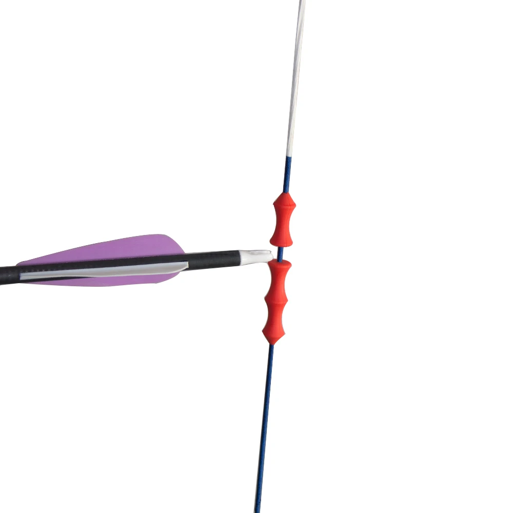 

New Bowstring Silicon Finger Protection No Tab No Gloves Red Finger Proactive for Archery Hunting Shooting